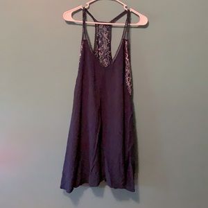 Beautiful detailed navy sun dress